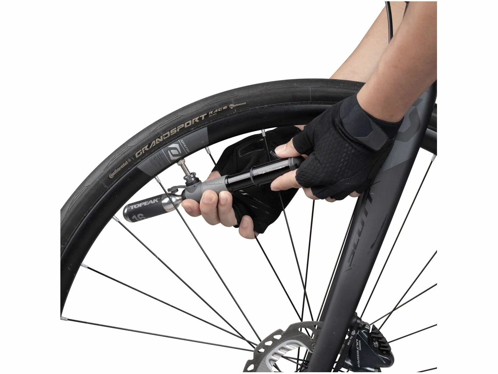 Topeak HybridRocket HP Mini, Black 7 Topeak HybridRocket HP Mini, Black – Bild 5