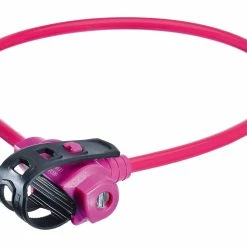 Trelock KS 211 Fixxgo Kids Kabelschloss, Pink