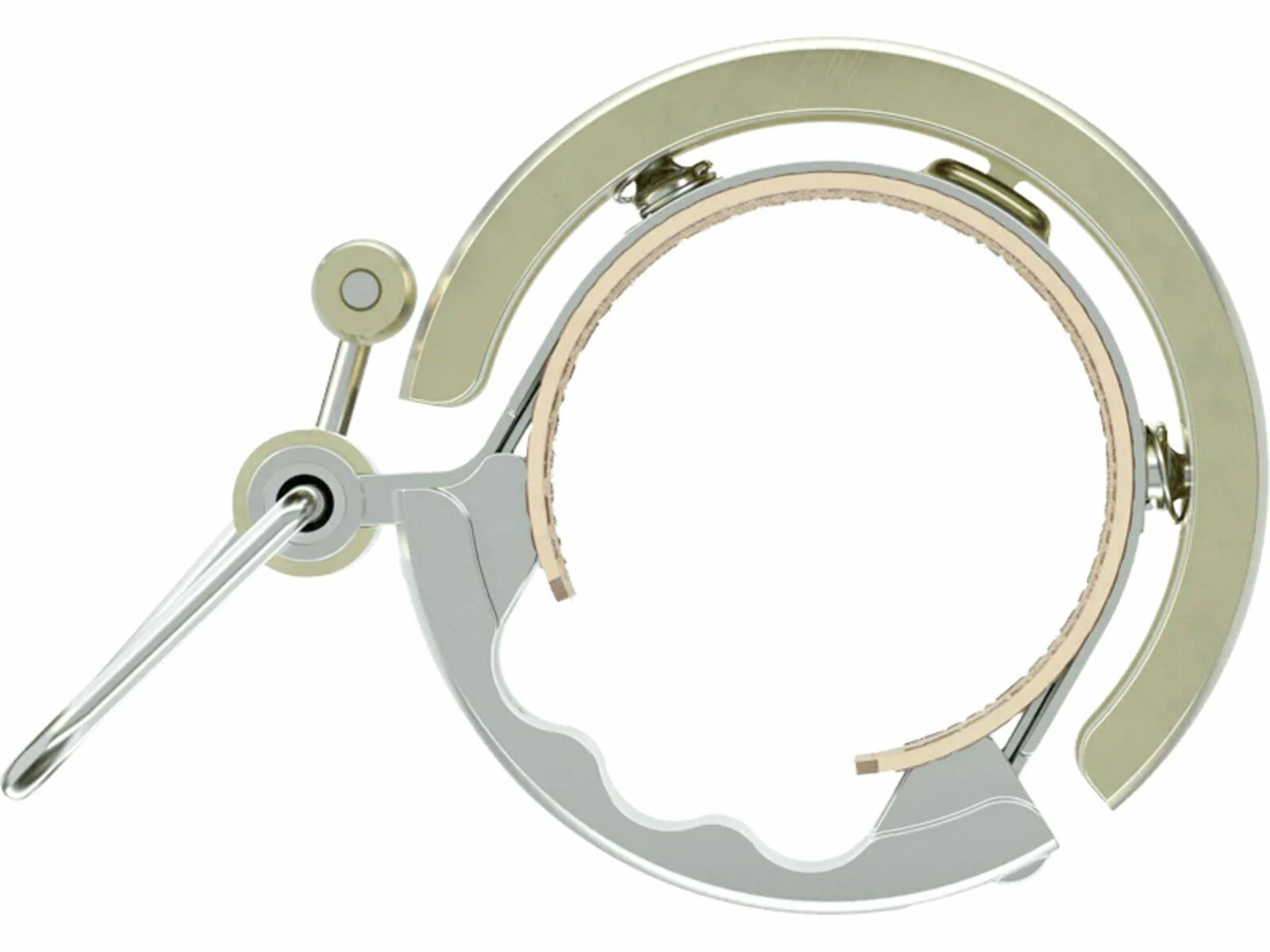 Knog Oi Luxe - Large, Brass 5 Knog Oi Luxe - Large, Brass – Bild 3