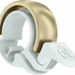 Knog Oi Classic - Small, White/brass