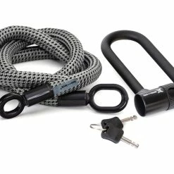 Tex-Lock Eyelet L 160 Cm + X-Lock, Grey/black