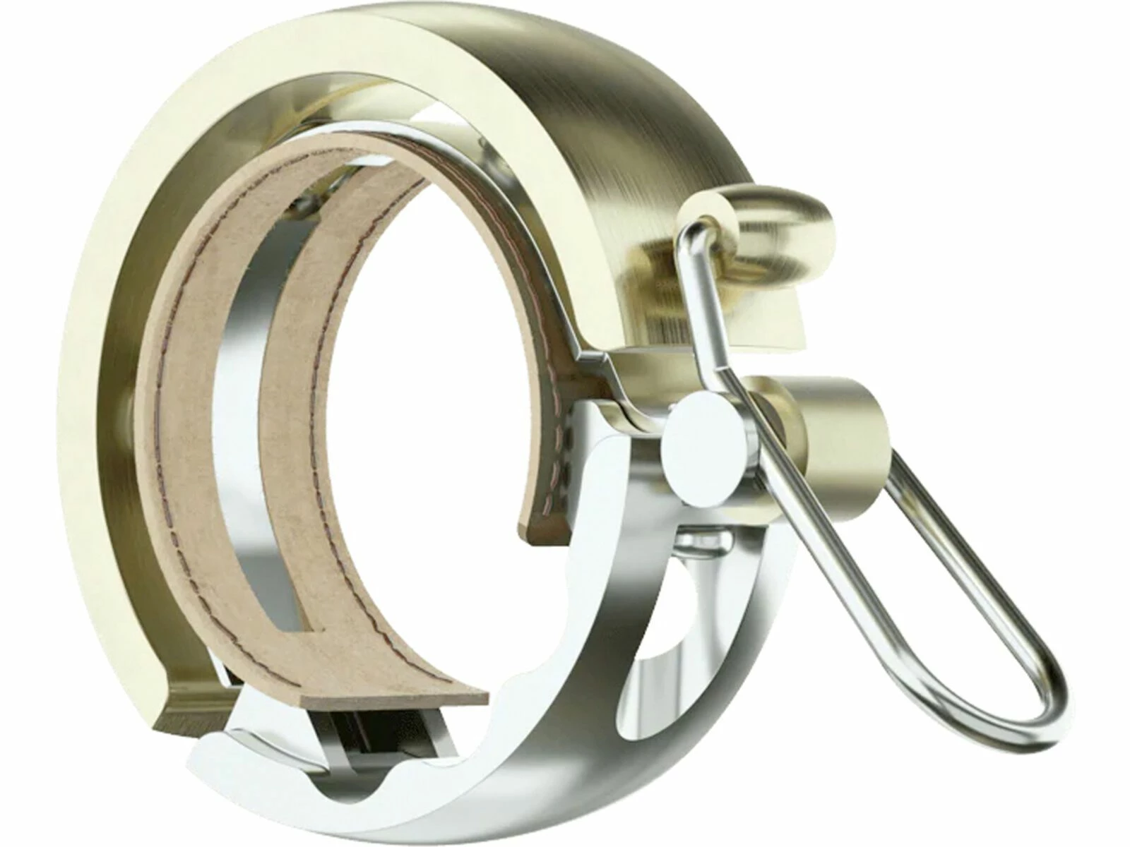 Knog Oi Luxe - Large, Brass 3 Knog Oi Luxe - Large, Brass