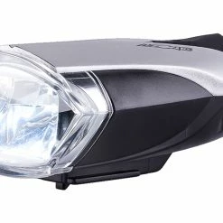 Azonic Bongo LED Frontlicht Battery - StVZO, Black/silver