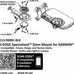 K-Edge Garmin Specialized Future Combo Mount, Black -Lezyne Verkaufsladen ba90d0b4 5ffe 46a1 a078 5bc194e47413