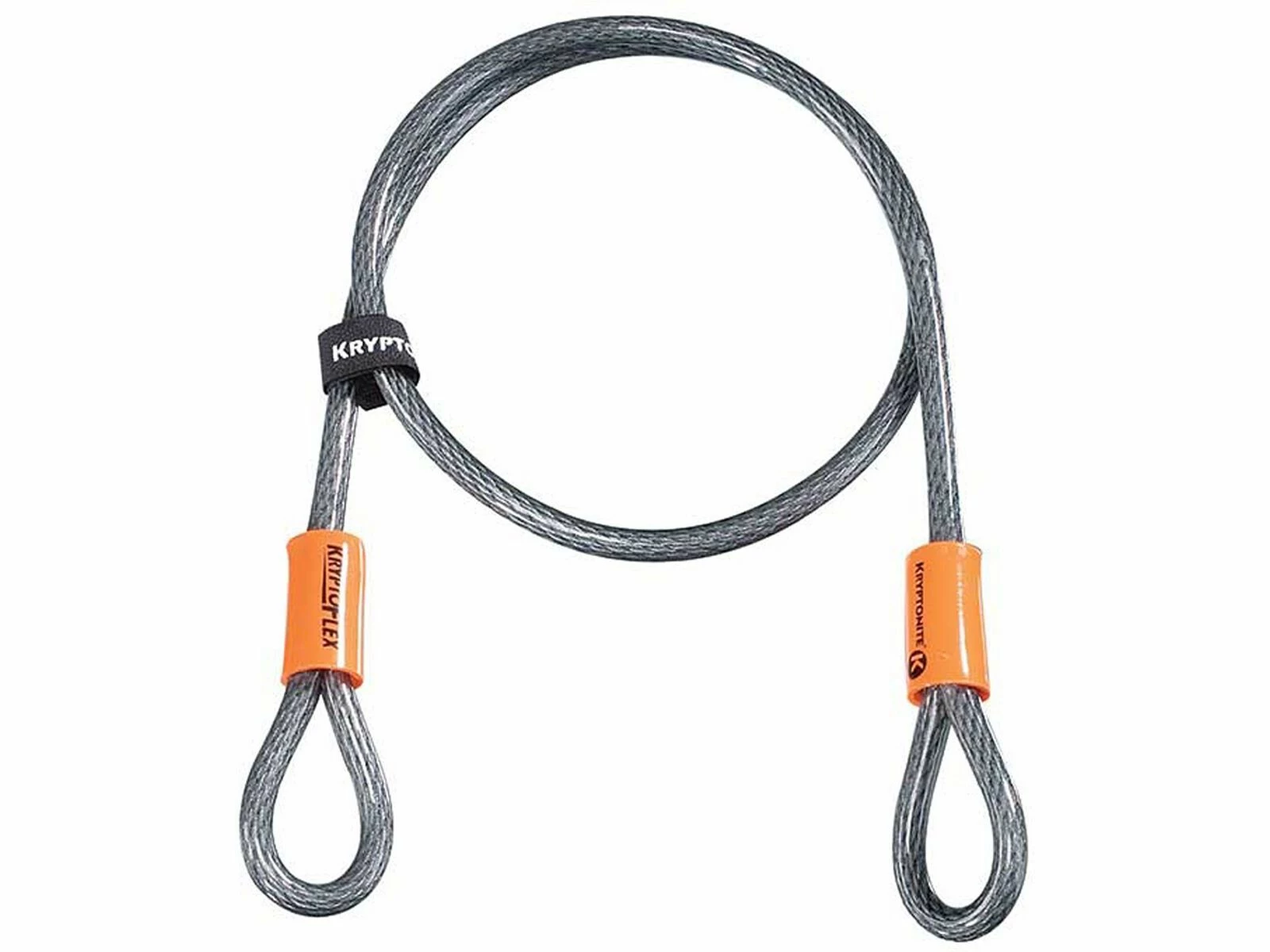 Kryptonite KryptoFlex 410 Double Loop Cable - 1/120 Cm, Gelb/schwarz 3 Kryptonite KryptoFlex 410 Double Loop Cable - 1/120 Cm, Gelb/schwarz