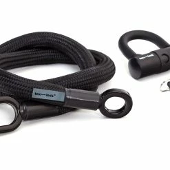 Tex-Lock Eyelet M 120 Cm + U-Lock, Black